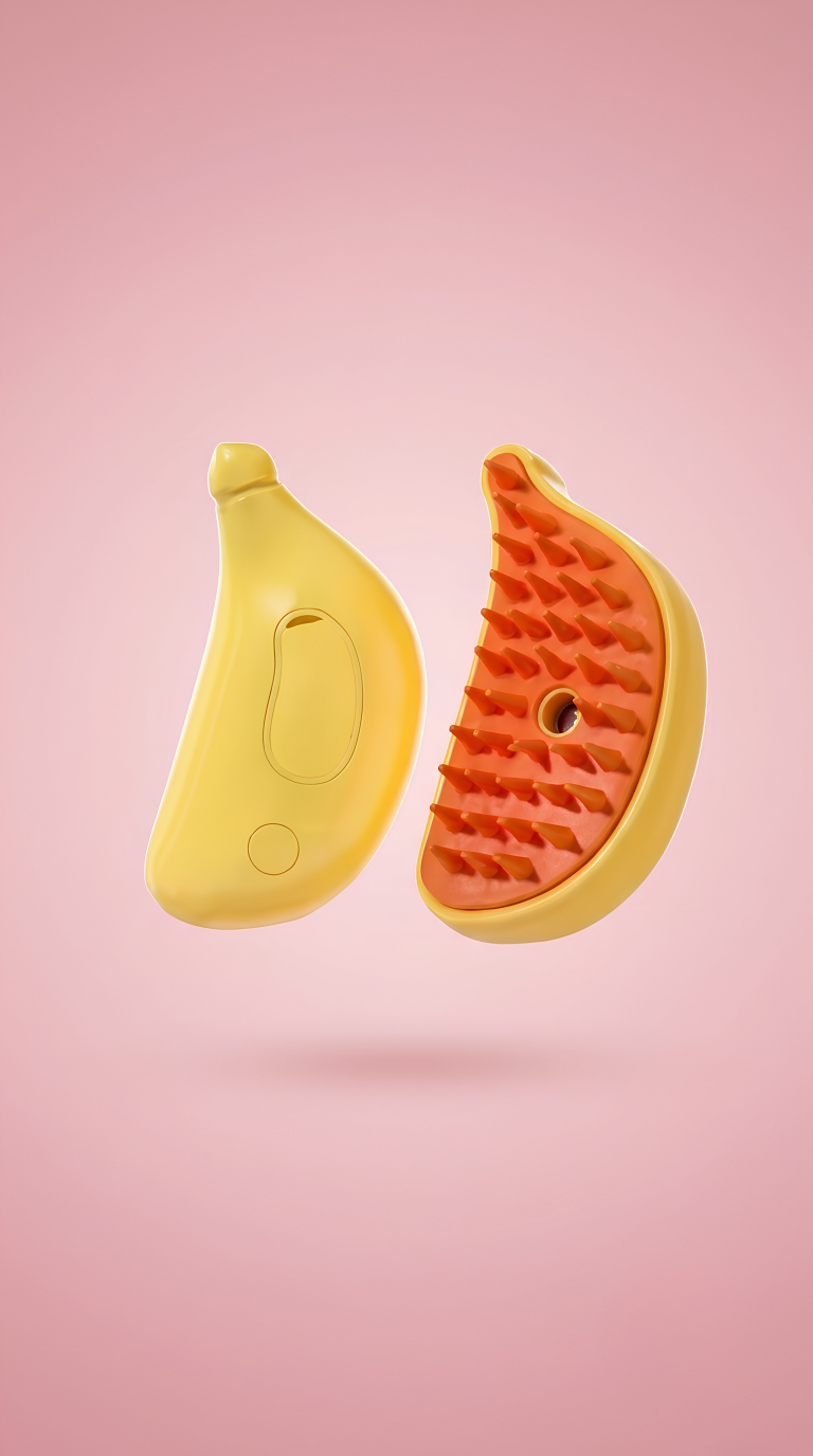 Timo's Spa Banana Mistbrush™ Yellow